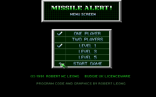 Missile Alert!