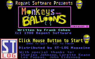 Monkeys and Balloons