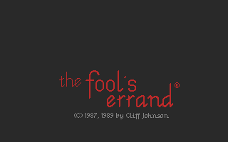 The Fools Errand
